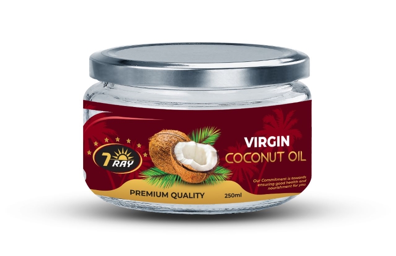 7 RAY Pure Organic Virgin Coconut Oil 